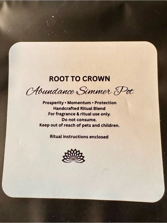 Abundance Simmer Pot Ritual Blend | Prosperity Kit - Picture 6 of 7